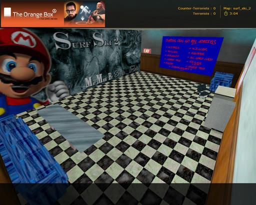 Half-Life: Counter-Strike - surf_ski_2 в кс 1.6...